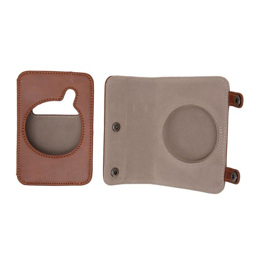 Braune retro kameratasche - retro-kameratasche, aus