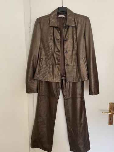 Leder anzug echtes - leder,