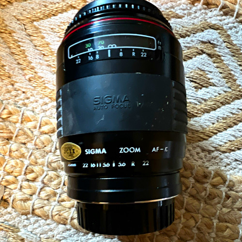 Sigma zoom 70 - zoom, af-μ