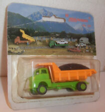 Havas Mini Modell / Ostblock Muldenkipper mit Kohlenladung /grün gelb - OVP 1:87