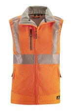 4PROTECT® Warnschutz-Softshellweste PARAMUS Warnschutzweste Warnweste Workwear