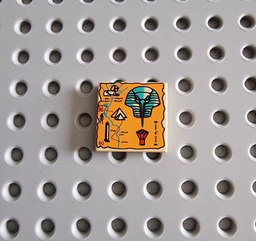 Lego fliese 2x2 - lego, bedruckt