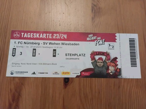 Used sammler ticket - used,