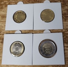 San Marino 20, 50 Cent, 1 + 2 Euro 2002  prägefrisch aus Orginalrollen