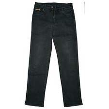 Wrangler Texas stretch Denim Herren Jeans Hose Straight Leg 48 M W31 L34 schwarz