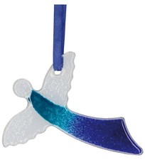 Engel-Anhänger aus Fusingglas