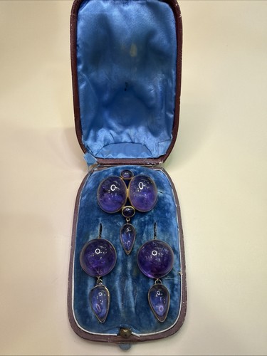 Antik schmuck set amethyst - antik,