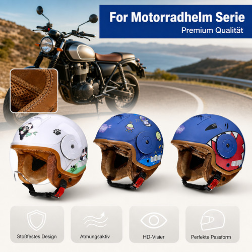 Sturzhelm kinder motorradhelm - sturzhelm,