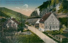 Ansichtskarte Falkensteig Höllental Gasthaus zu den 2 Tauben  (Nr.9188)
