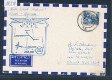 113234) NCA FF Minot - Regina 1961, Karte ab DDR