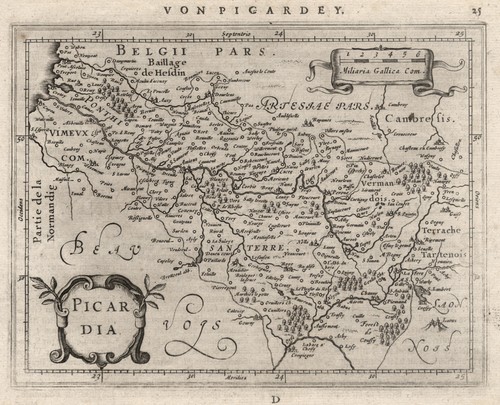 Picardie original kupferstich - original,