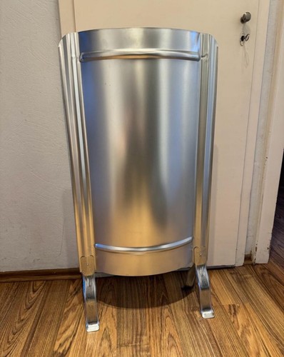 Ofenschirm mit füßen silber - mit,
