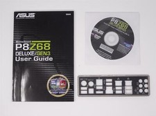 ASUS P8Z68 Deluxe/Gen3 - ATX Blende Slotblende Handbuch CD IO Shield (#1441)