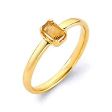 0,32 Ct Citrin Krappenring 10k