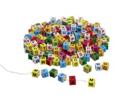 BUCHSTABENWÜRFEL bunt
