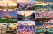 Postkarten Städte in Europa