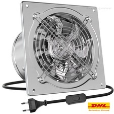 150mm 6" Premium Industrie Axial Rohrlüfter Abluftventilator Ventilator Gebläse