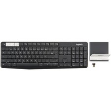 Logitech K375s Multi-Device Bluetooth Tastatur Handy Halterung leise Android iOS