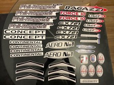 40 Fahrrad Sticker Aufkleber