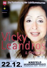 LEANDROS, VICKY - 2017 - In Concert - Jubiläums Tour - Poster - Krefeld