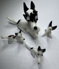 Glasfigur lauscha hunde - glasfigur,