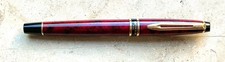 TOLLE GEBRAUCHTE! WATERMAN Expert Füllhalter, rot marmoriert, M Feder