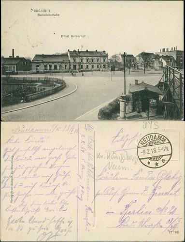 Postcard neudamm - postcard,
