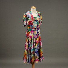 Vintage Kleid Seide mit