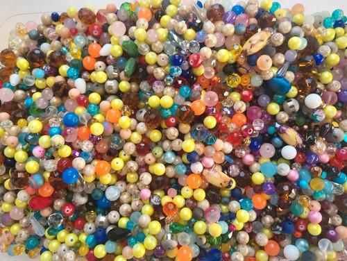 Glasperlen mix mehrfarbig - 1,