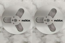 One Pair Revox silvery 7''
