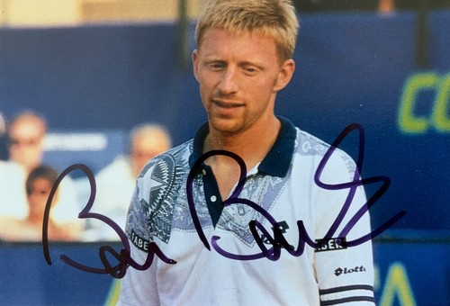 Boris becker handsigniertes - boris,