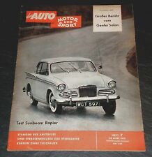 AMS 07/59 Test Sunbeam