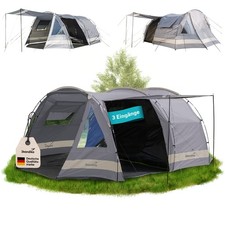 Skandika Kambo 6 Personen Familienzelt Campingzelt Tunnel Moskitonetze  B-Ware