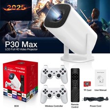Projektor P30MAX Retro Videospielkonsole mit Wireless Controller 4K Ultra HD DHL