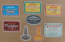 Bieretiketten - DDR - Bad Gottleuba -  Schütze Bräu - alle verschieden