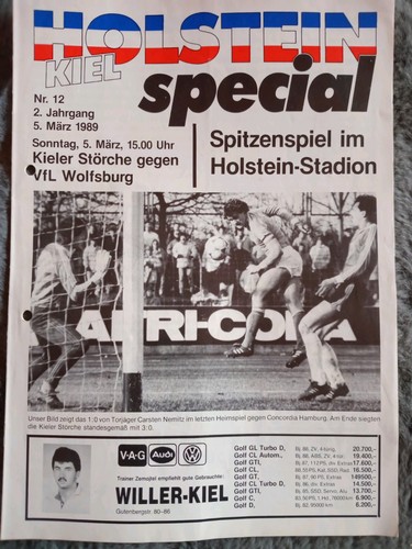 Holstein kiel saison - holstein, 88/89