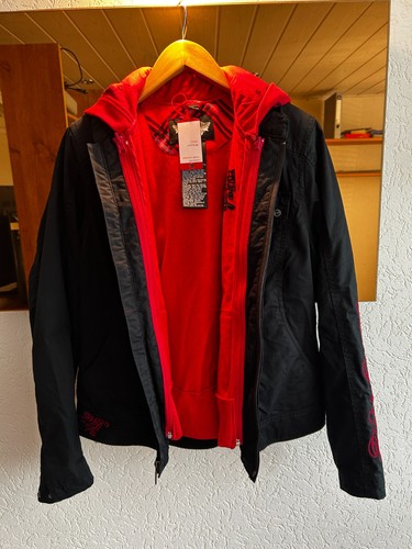 Damen stoff jacke - stoff,