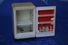 MFZ Kühlschrank 3 Schnapsflaschen Puppenstube Blech