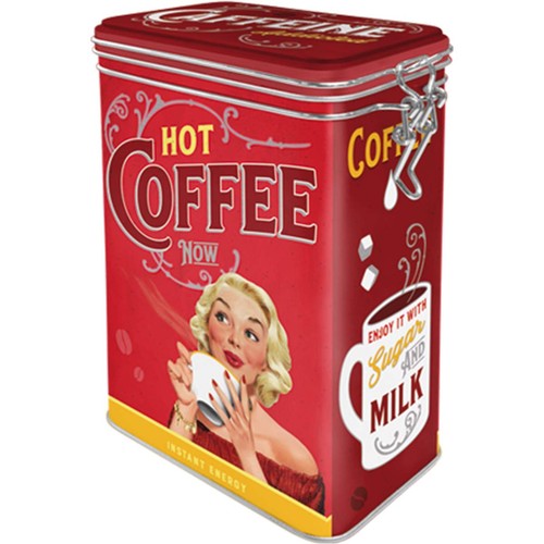 Kaffeedose retro 13l blechdose - kaffeedose,