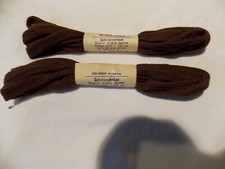 Ddr flache schnürsenkel - schnürsenkel, braun
