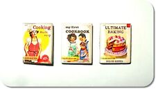 Miniatur Kochbuch / Backbuch, Retro, Neu