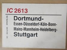 Zuglaufschild 30*21cm IC