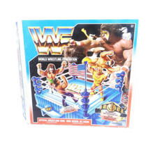 WWF Wrestling Ring Vintage Spielzeug Action Figuren Set Hasbro 1991 NEU mit OVP