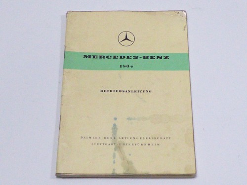 Mercedes 180c ponton - mercedes, w120