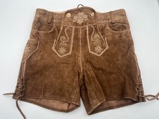 Lederhose aus ziegenleder - aus, 34