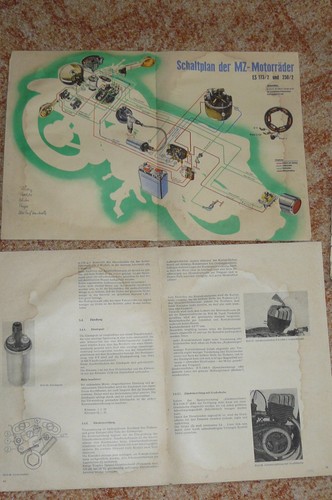 Original schaltplan 250 - mz,