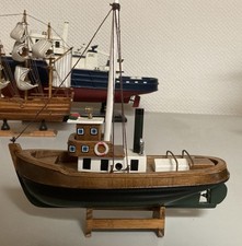 Dekoratives holzboot - holzboot, /