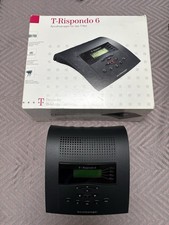 Rispondo 6 Telekom ISDN Anrufbeantworter - Schwarz, Gebraucht