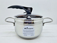 INOXPRAN Druckkochtopf aus Edelstahl, 32 x 21 x 21 cm, induktionsgeeignet