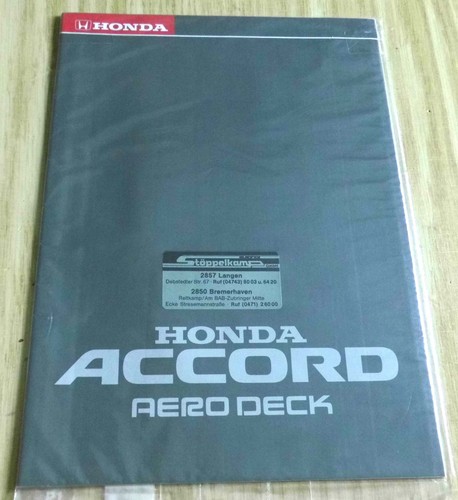 Honda accord aerodeck - accord,